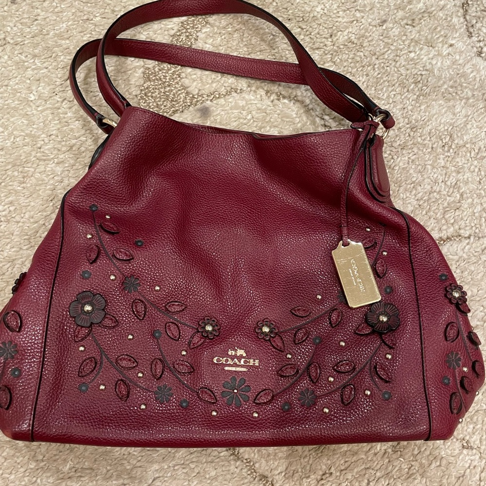 Coach Willow Floral Edie Shoulder Bag ❤️